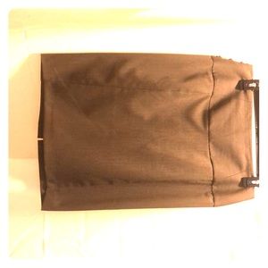 Brown pencil skirt